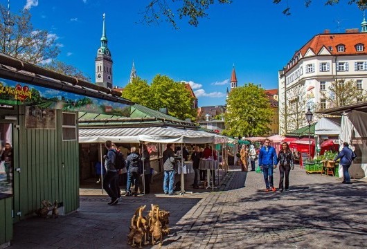 Nr. 2042s Viktualienmarkt Muenchen Foto Werner Boehm