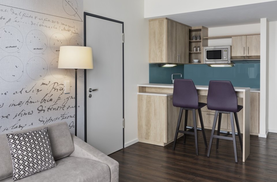 Apartment mit Küche für Langzeitaufenthalt in München